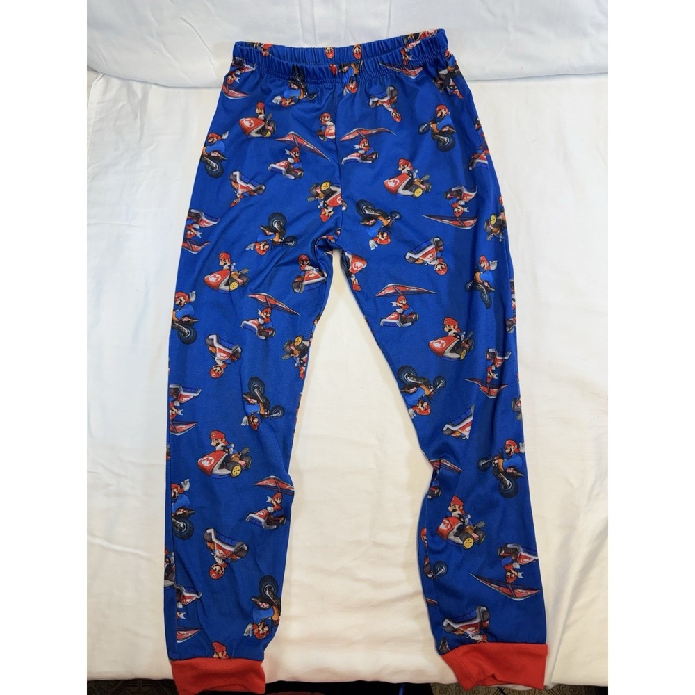 Youth Size 8 Mario Kart Pajama Sleeping Pants - Soft Nintendo